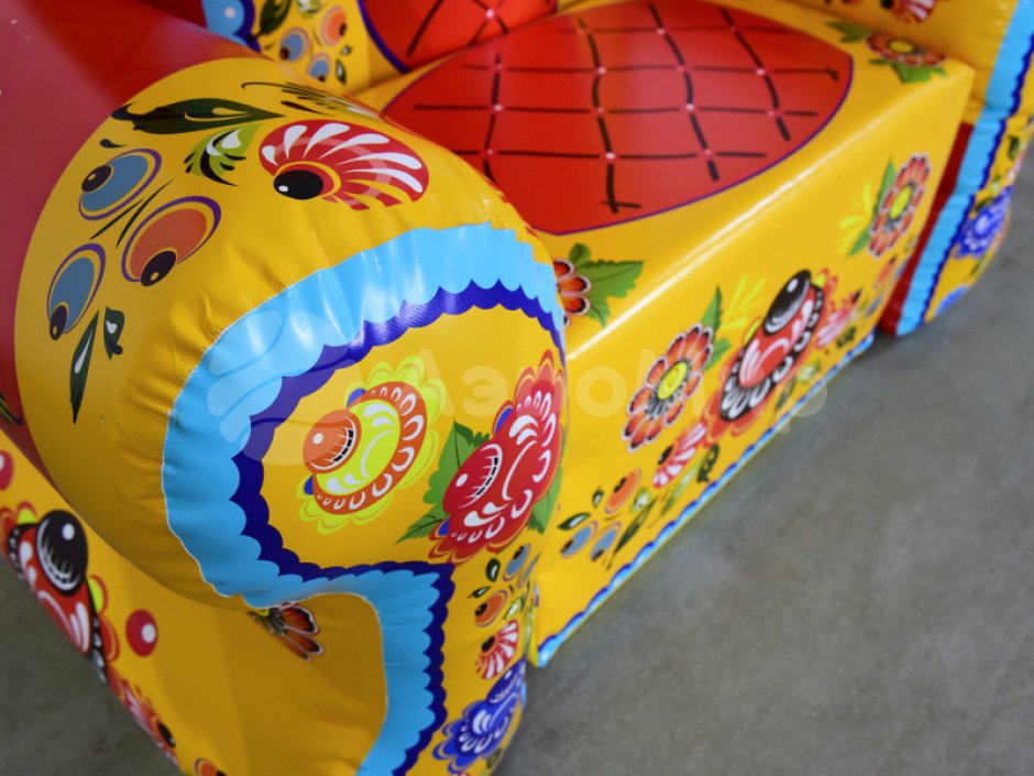 Надувной трон, праздничное кресло