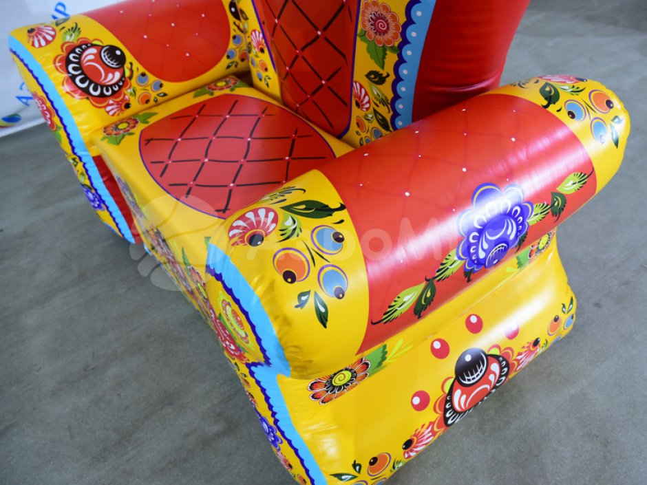 Надувной трон, праздничное кресло