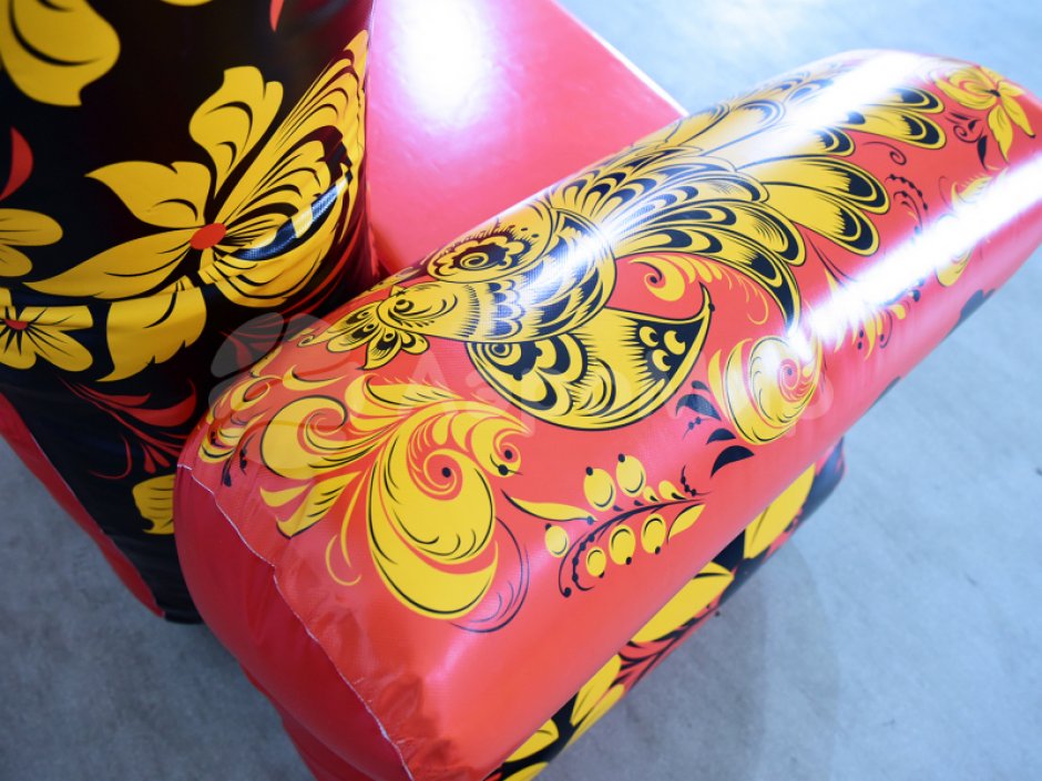 Надувной трон, праздничное кресло