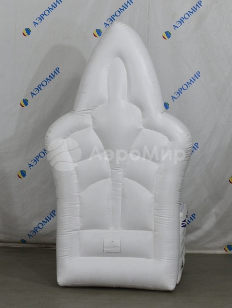 Надувной трон Деда Мороза для фотозоны