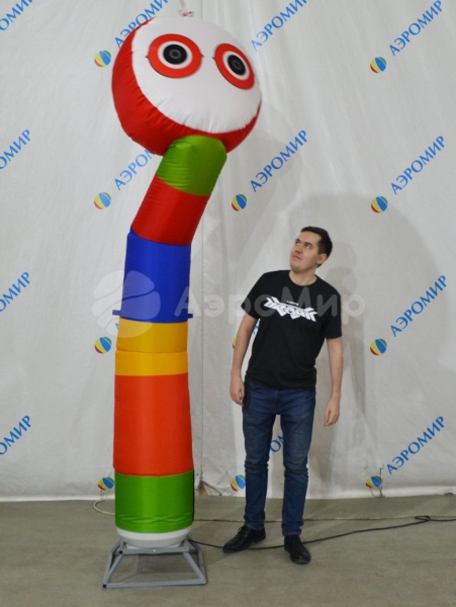 Танцующая труба — с шаром или с фигурой произвольной формы