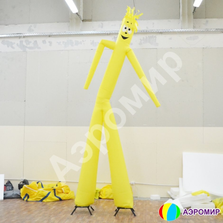 Трубчатый человечек — воздушные танцоры трубчатой формы