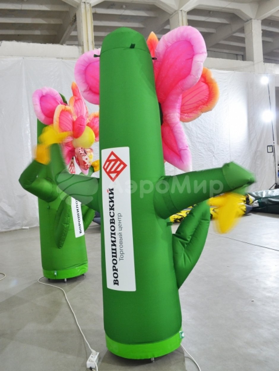 Цветок-Зазывала с эффектом машущей руки для рекламы, PR и промо