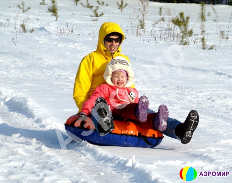 Тюбинг зимний — санки-ватрушки