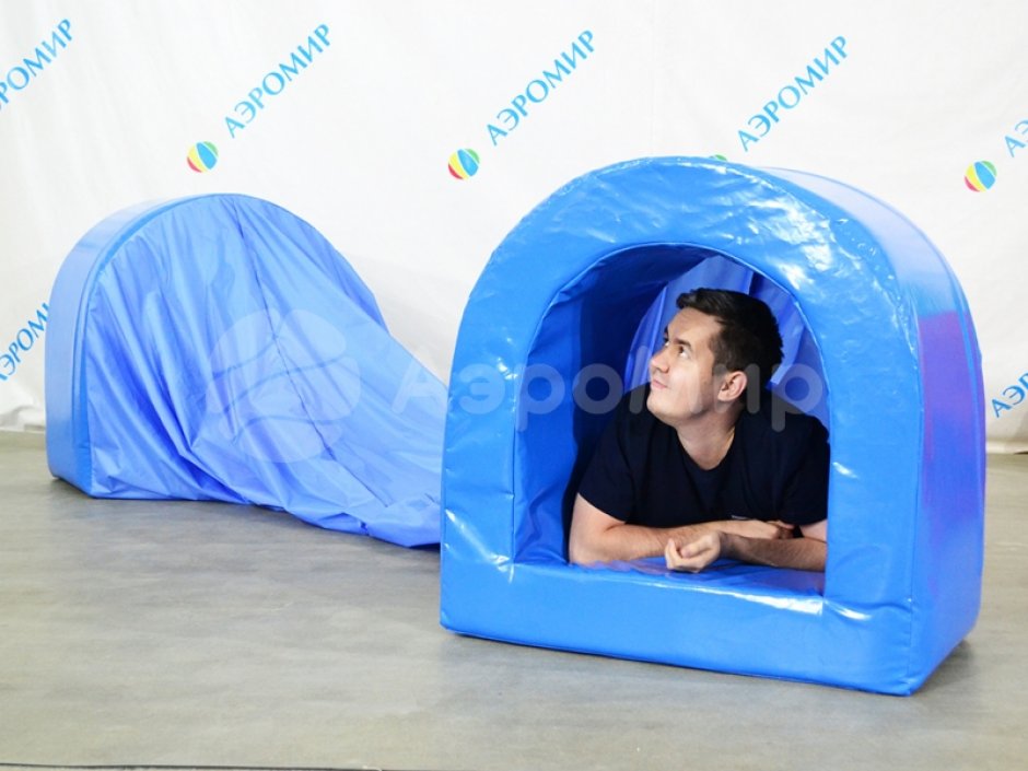 Тоннель-рукав с опорами— игровое оборудование для эстафет