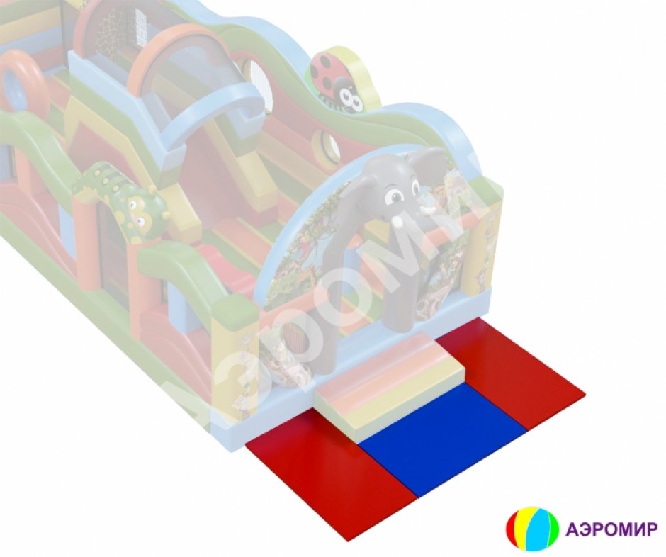 Ударопоглощающие покрытия и маты с наполнением из пенополиуретана для надувного батута для эксплуатации надувного батута