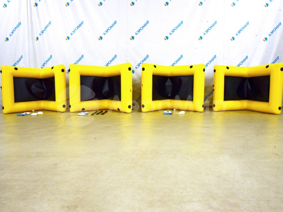 Надувная тактическая фигура Угол (Corner) для игры в пейнтбол, нёрф, лазертаг и арчеритаг