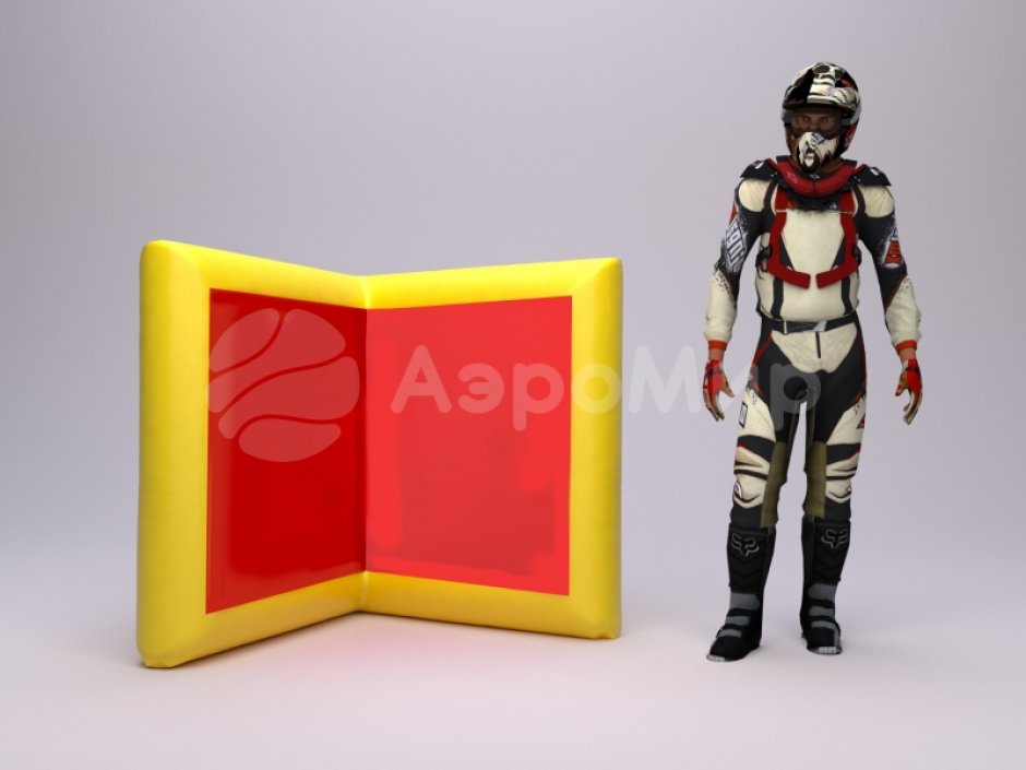 Надувная тактическая фигура Угол W (Corner W) для игры в пейнтбол, нёрф, лазертаг и арчеритаг