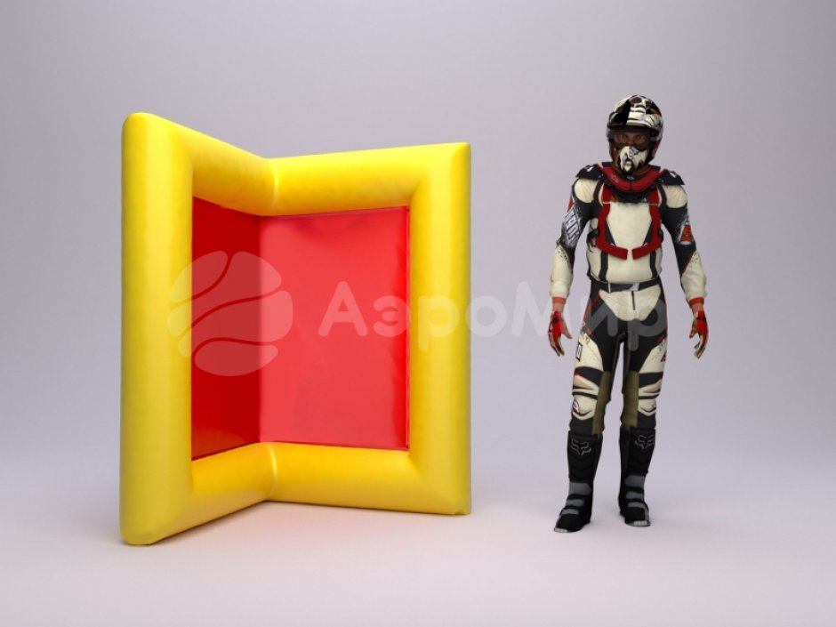 Надувная фигура Высокий угол (High Corner) для игры в пейнтбол, нёрф, лазертаг и арчеритаг