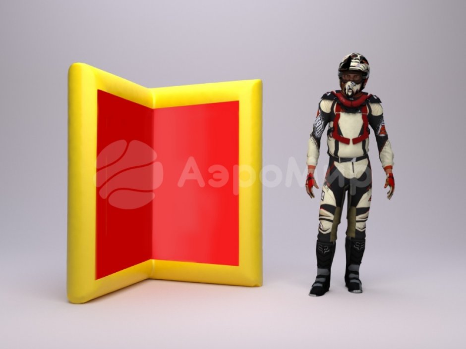 Надувная тактическая фигура Высокий угол W (High Corner W) для игры в пейнтбол, нёрф, лазертаг и арчеритаг