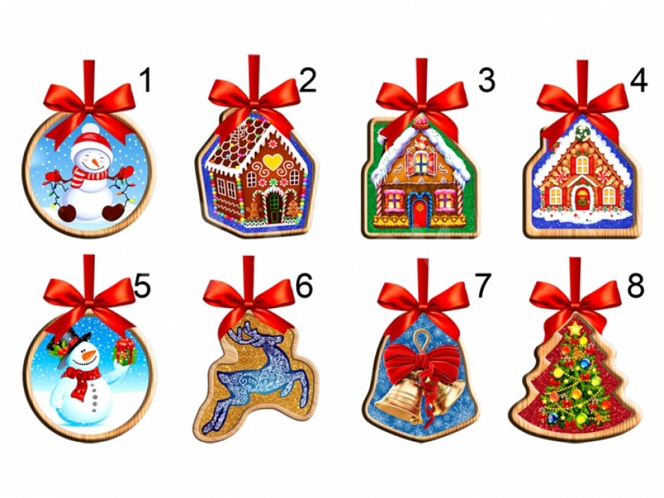 Подвесные новогодние игрушки для улицы