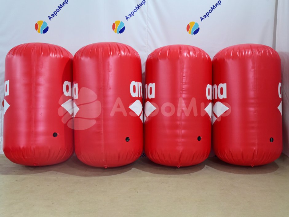  Надувная тактическая фигура Дерево (Tree), Бочка (Barrel) для игры в пейнтбол, нёрф, лазертаг и арчеритаг