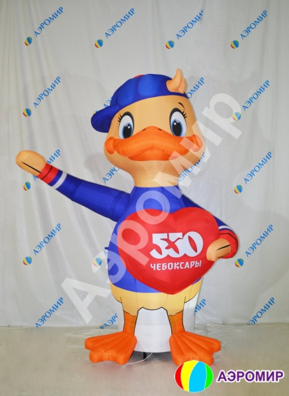 Надувная фигура с машущей рукой