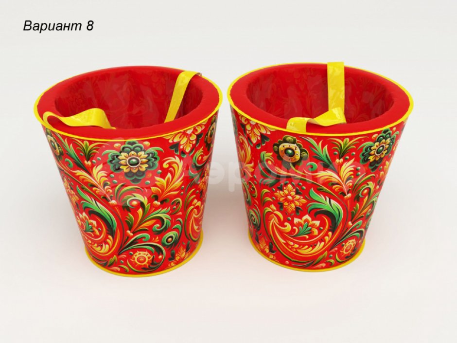 Командный игровой реквизит Забег в ведрах — для шуточных забегов, веселых стартов