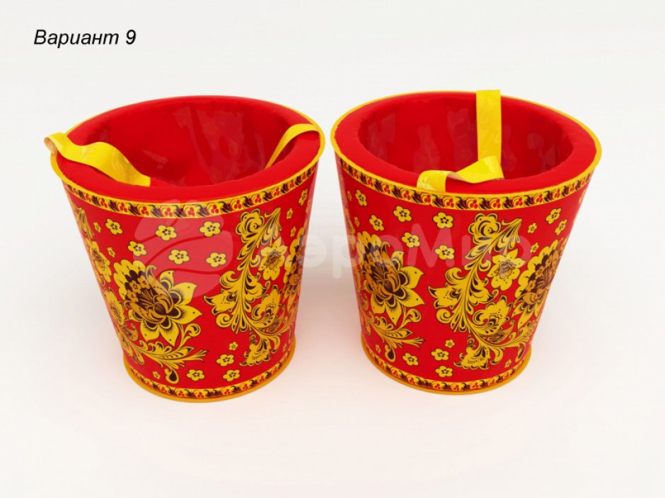 Командный игровой реквизит Забег в ведрах — для шуточных забегов, веселых стартов