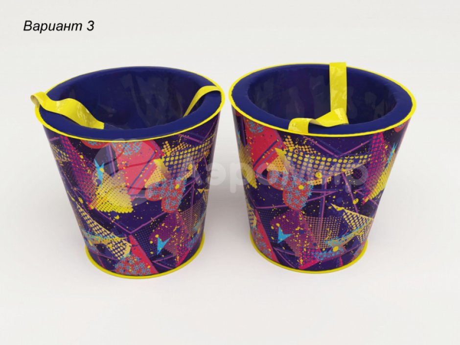 Командный игровой реквизит Забег в ведрах — для шуточных забегов, веселых стартов