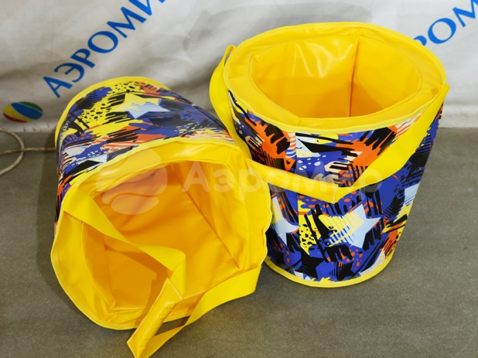 Командный игровой реквизит Забег в ведрах — для шуточных забегов, веселых стартов