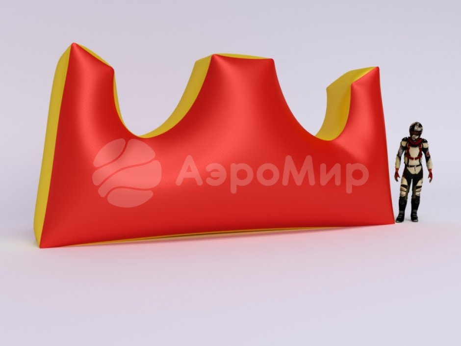 Надувная тактическая фигура Вин большой (WIN) для игры в пейнтбол, нёрф, лазертаг и арчеритаг