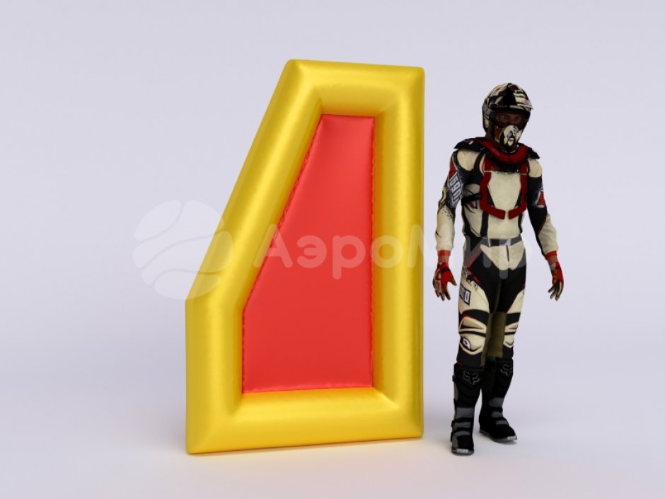 Надувная тактическая фигура Высокий клин (High Wedge) для игры в пейнтбол, нёрф, лазертаг и арчеритаг