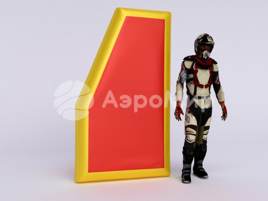 Надувная тактическая фигура Высокий клин W (High Wedge W) для игры в пейнтбол, нёрф, лазертаг и арчеритаг