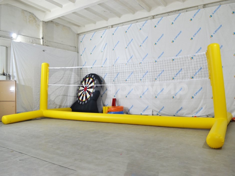 Надувной волейбол — игровой набор для воды, на пляже или суше