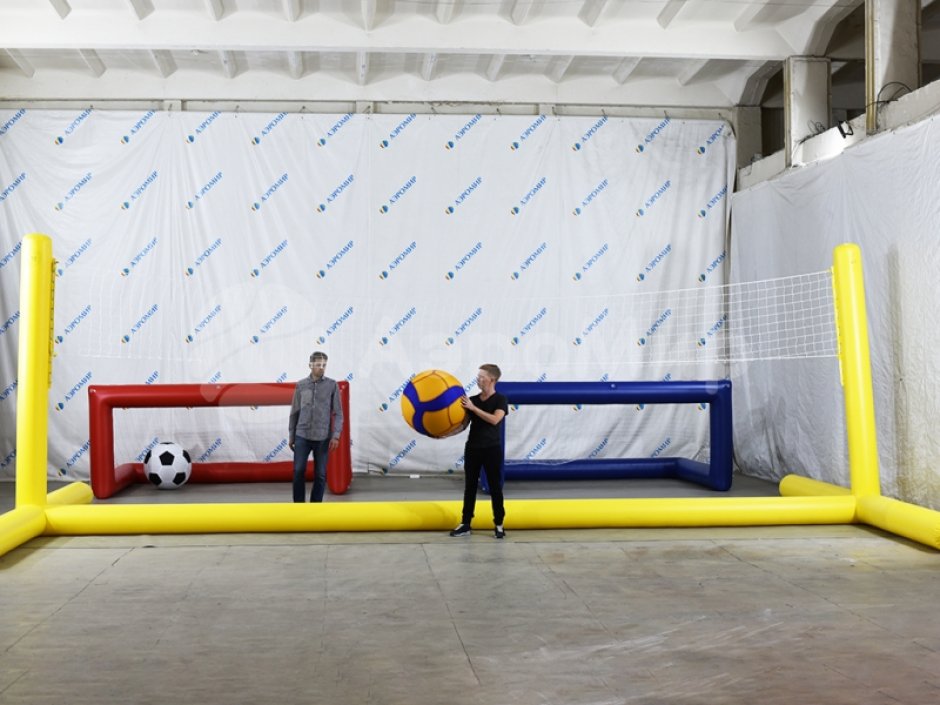 Надувной волейбол — игровой набор для воды, на пляже или суше