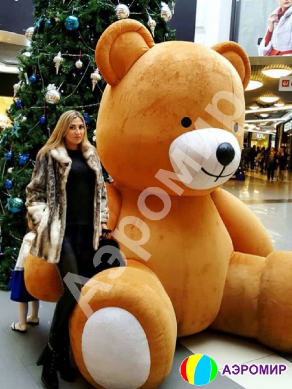 Надувной Медведь — большие, огромные надувные мишки из искусственного меха