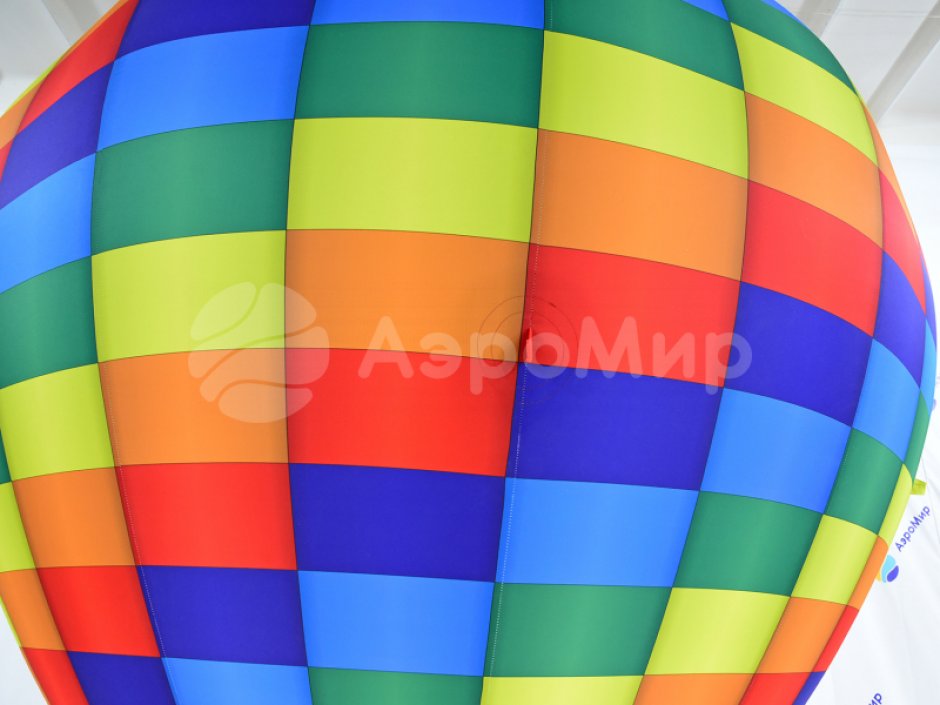 Воздушный рекламный шар на опоре