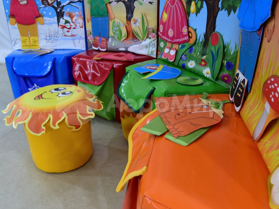 Мягкие модули «Времена года» для обучения и дидактики