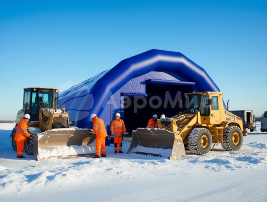 Надувной ангар ВС-1 из оксфорда