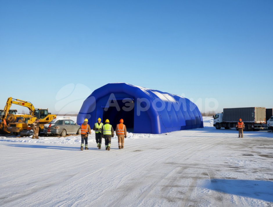 Надувной ангар ВС-1 из оксфорда