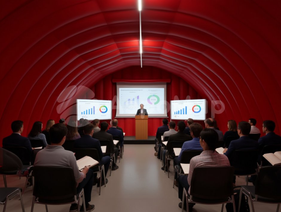 Надувной ангар «ВС-2» из ПВХ