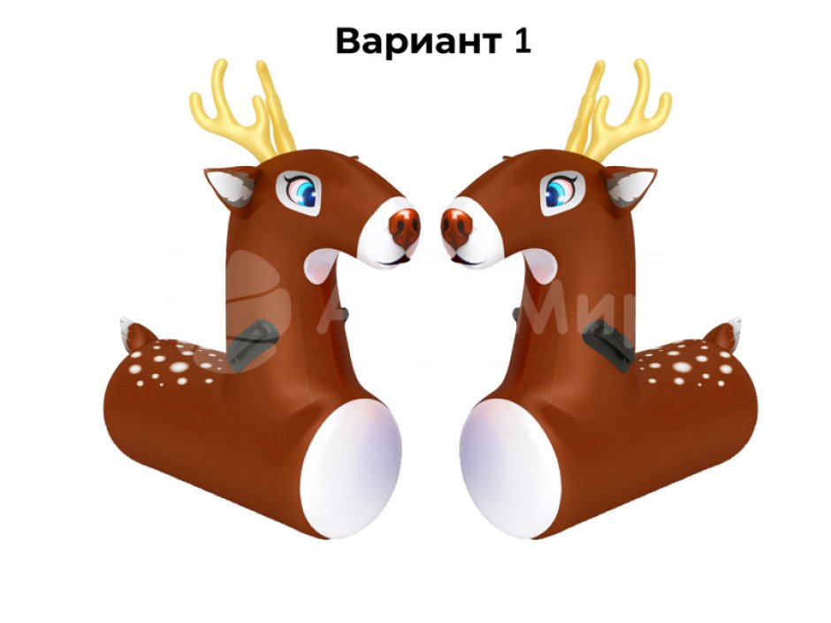 Командный реквизит Оленьи бега — для скачек и забегов, эстафет и развлечений