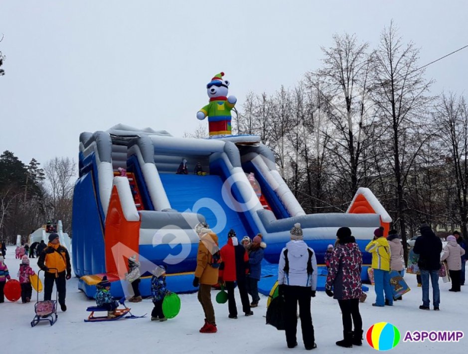 Надувная горка для тюбинга