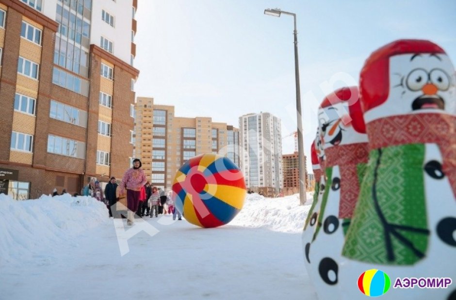 Надувной боулинг Снеговики (не использовать, смотреть id 58)