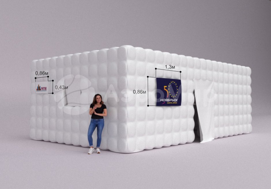 Надувной павильон — мобильная пневмоконструкция