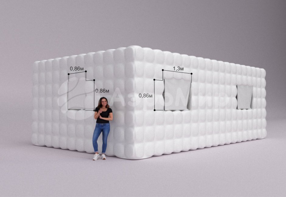 Надувной павильон — мобильная пневмоконструкция