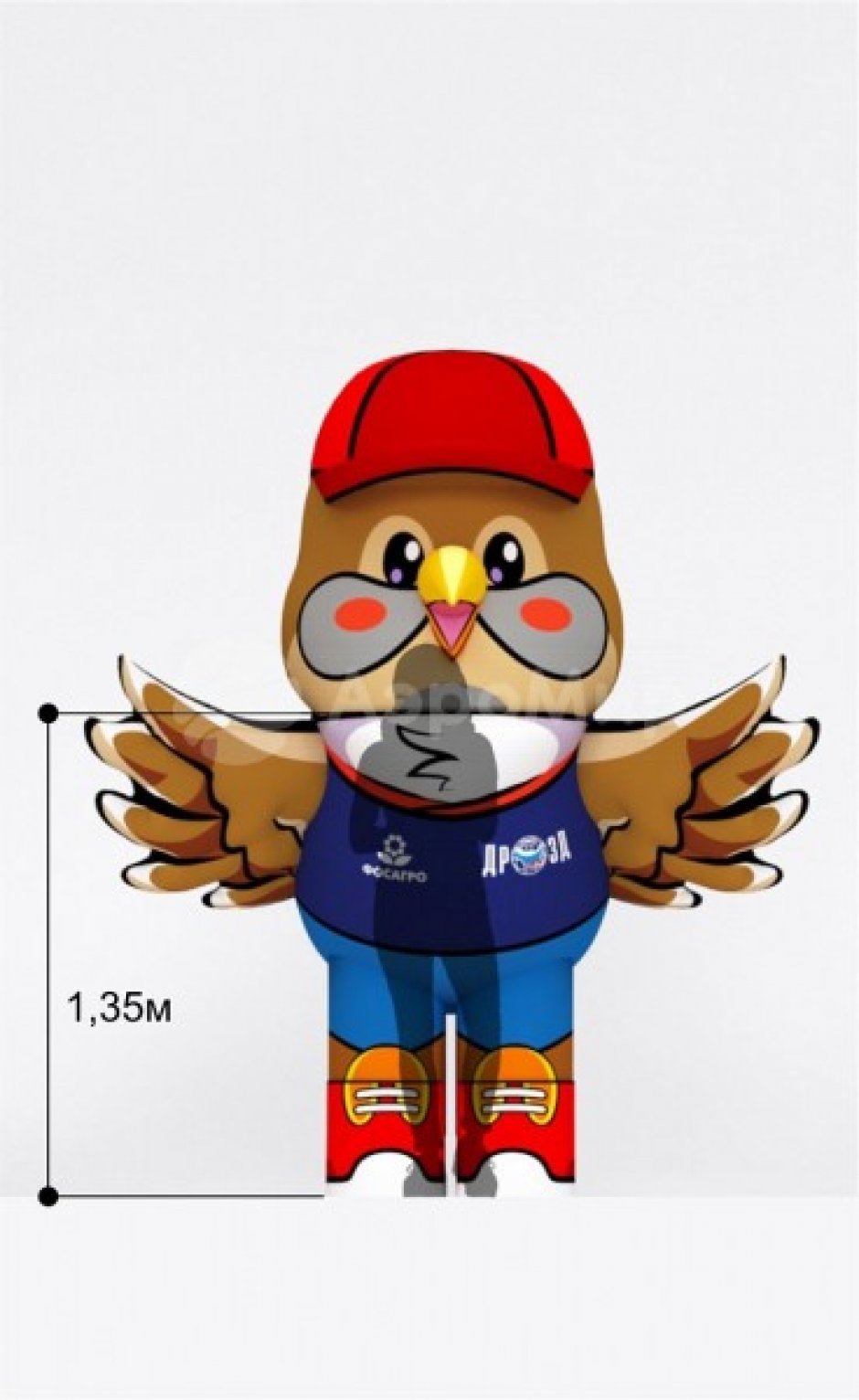 Надувной костюм Птица