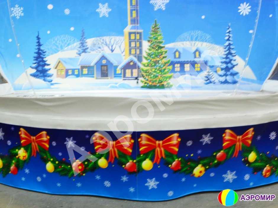 Премиум комплект Чудо-шар — прозрачная WOW-сфера с Ø3м