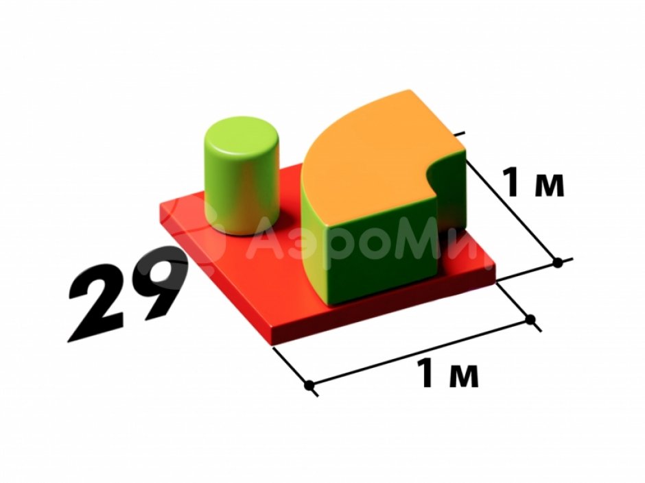 Мягкий игровой модуль За углом - элемент мягкой полосы