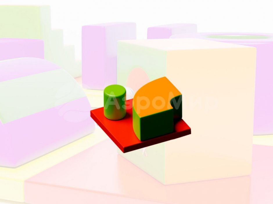 Мягкий игровой модуль За углом - элемент мягкой полосы