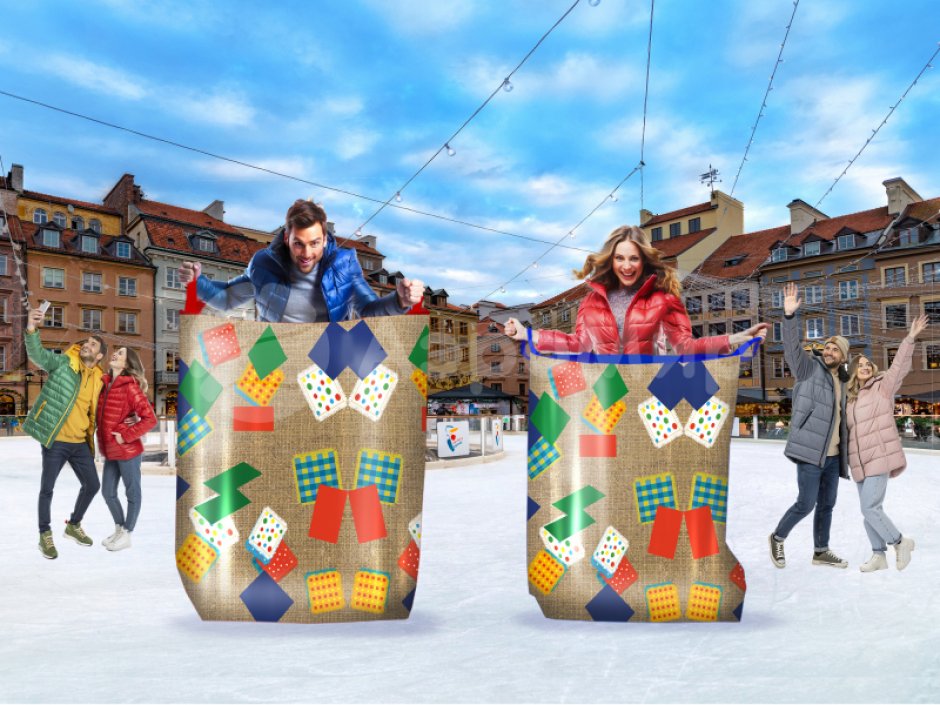 Стилизованные мешки для забегов