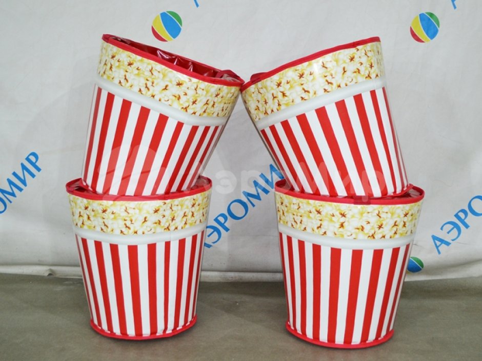 Командный игровой реквизит Забег в ведрах — для шуточных забегов, веселых стартов