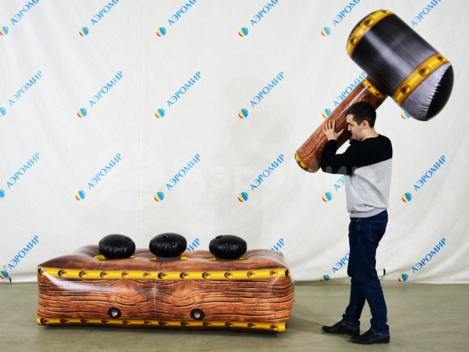 Забей гвоздь — игровой реквизит для детских праздников и тимбилдинга