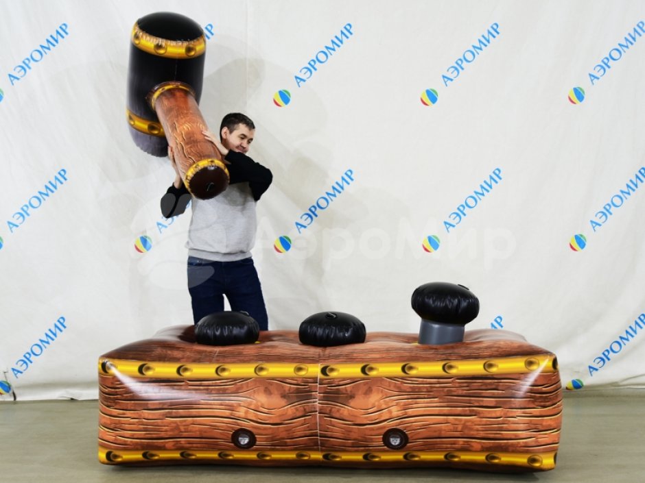 Забей гвоздь — игровой реквизит для детских праздников и тимбилдинга