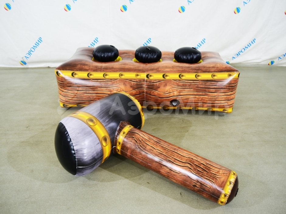 Гигантский молоток для игр на ловкость и скорость