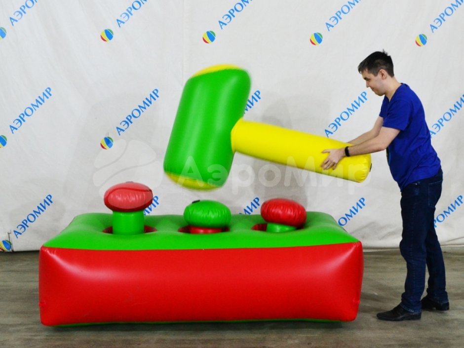 Забей гвоздь — игровой реквизит для детских праздников и тимбилдинга