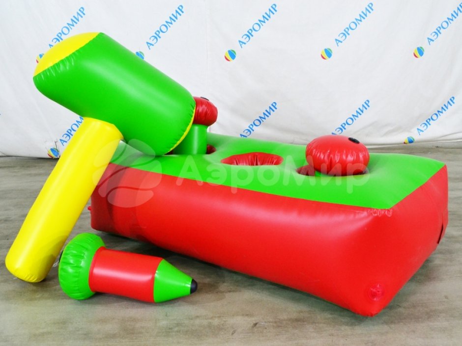 Забей гвоздь — игровой реквизит для детских праздников и тимбилдинга