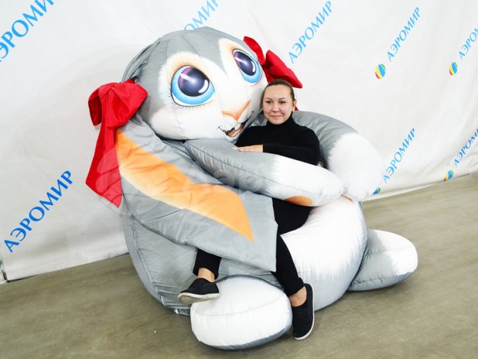 Кресло мешок Зайка для фотозоны и зоны отдыха