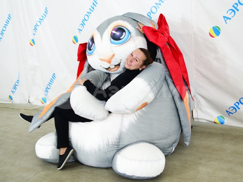 Кресло мешок Зайка для фотозоны и зоны отдыха